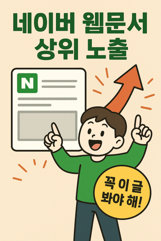 네이버 웹문서 상위노출 방법은?